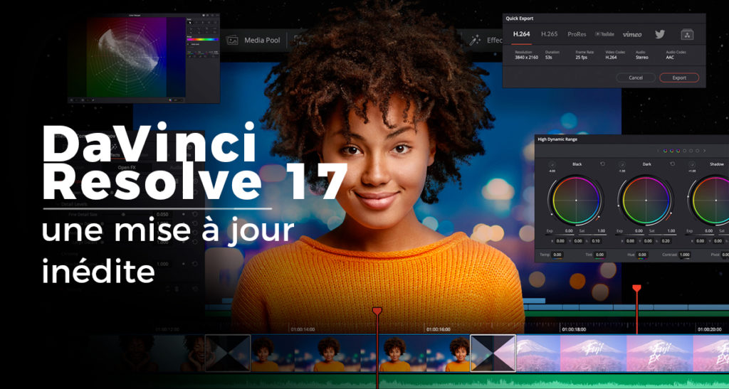 davinci resolve  blackmagic mise a jour exceptionnelle visual sequence x
