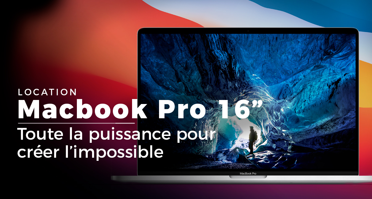 Location d'un Macbook Pro 16 pouces à Nice, Marseille et Monaco