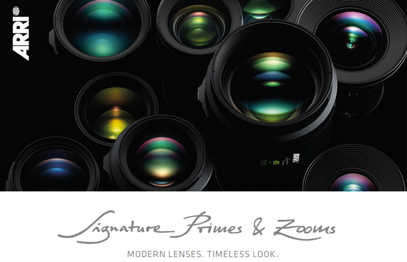 ARRI Signature Prime & Signature Zoom. lenses