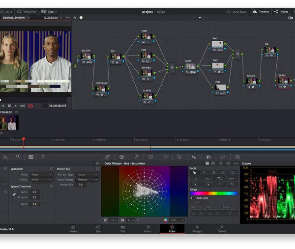 etalonnage davinci resolve formation certifiante avec visual sequence  x