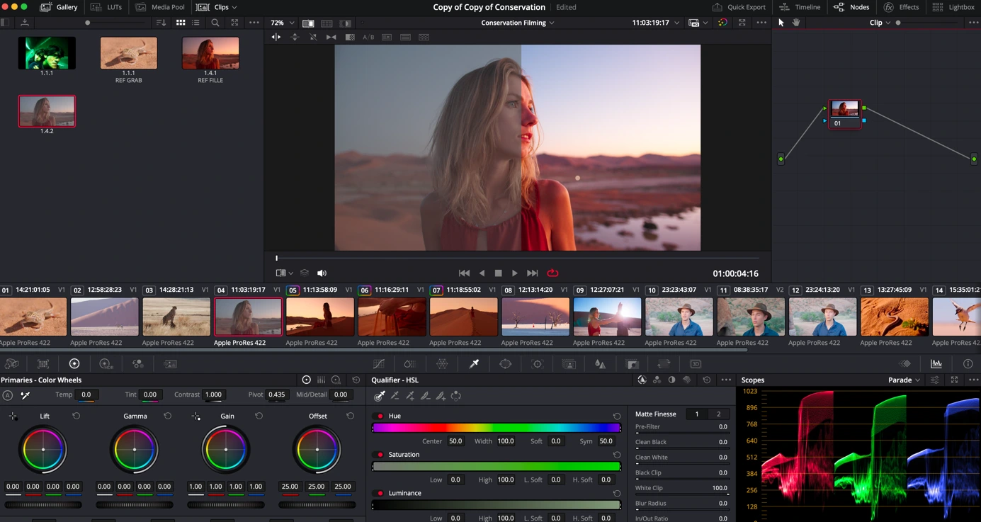 visual sequence what is a lut 