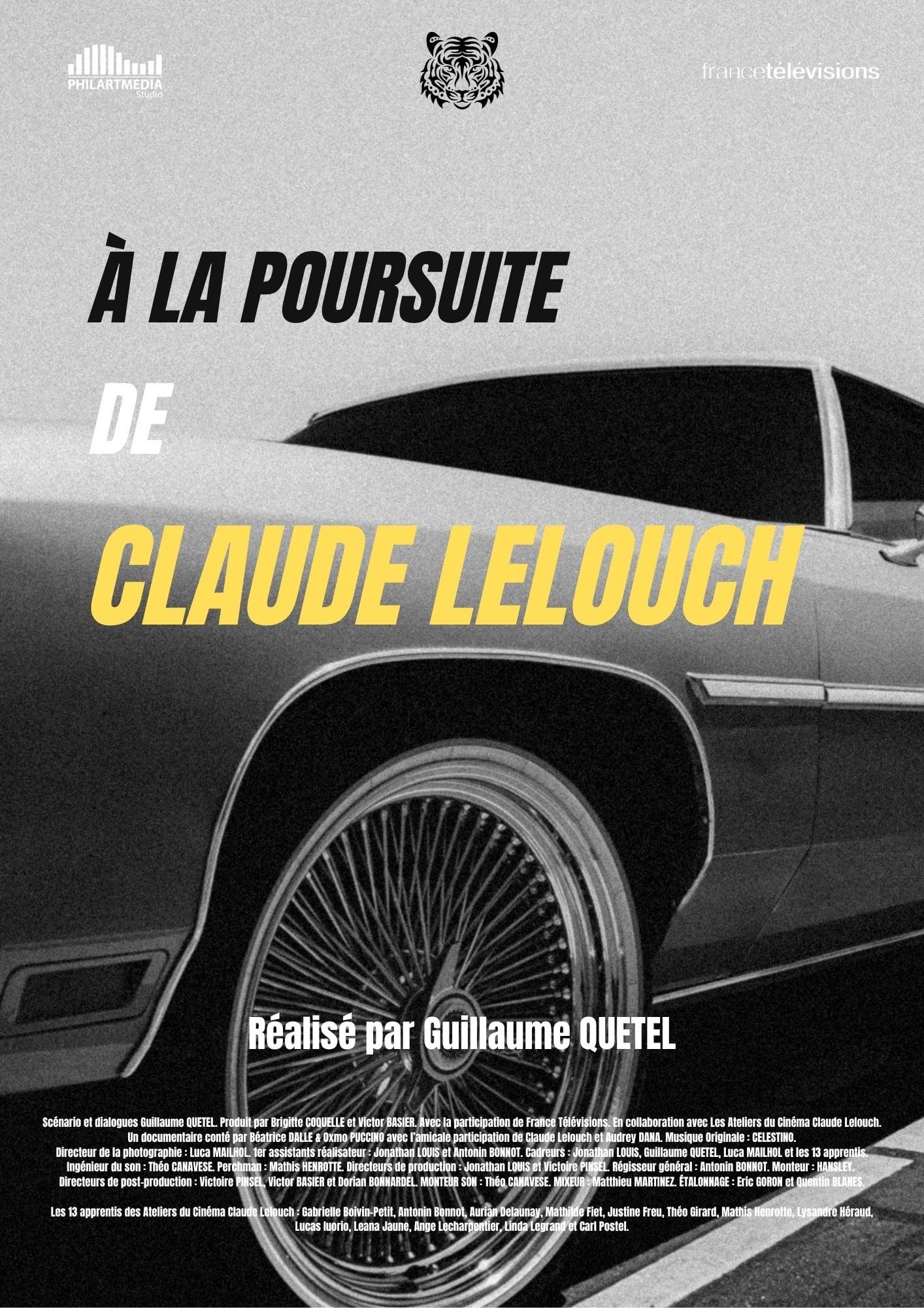 A la poursuite de claude lelouch nouvelle affiche